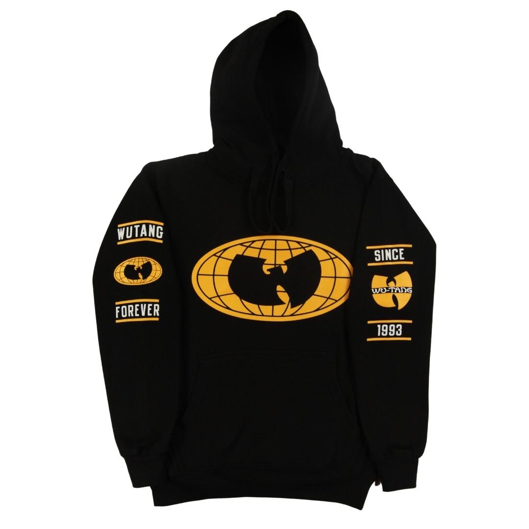 Wu Globe Hoodie Gold and Black – Wu-Tang Clan Shop | Sweatshirts