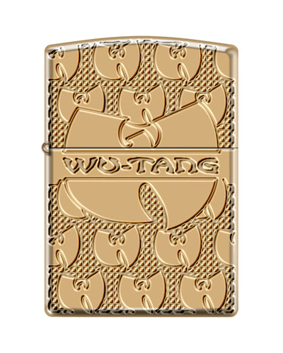 Wu Luxury Gold Plate Lighter