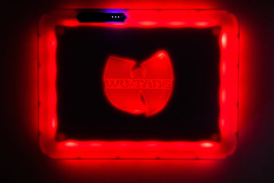 Image of Wu LED Rolling Tray in the color setting red